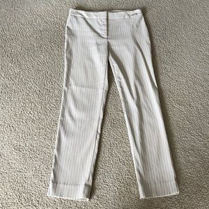 Calvin Klein Beige/Nude Striped Slacks